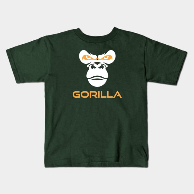 gorilla Kids T-Shirt by Abu Muorad